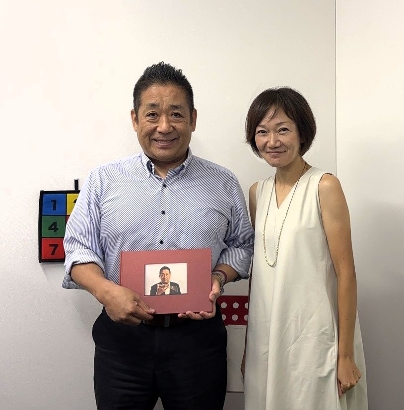お客様との写真